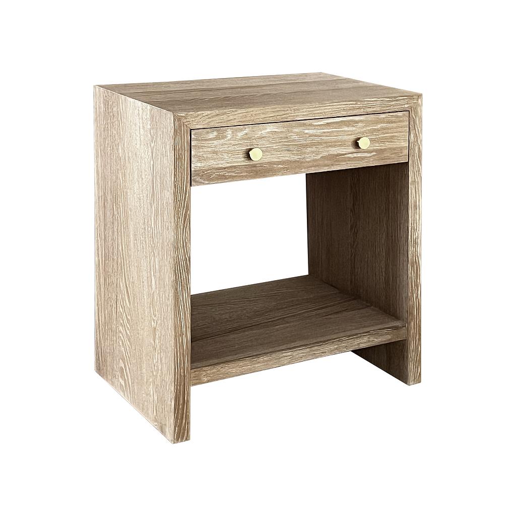 Torquay White Wash Oak SIde Table