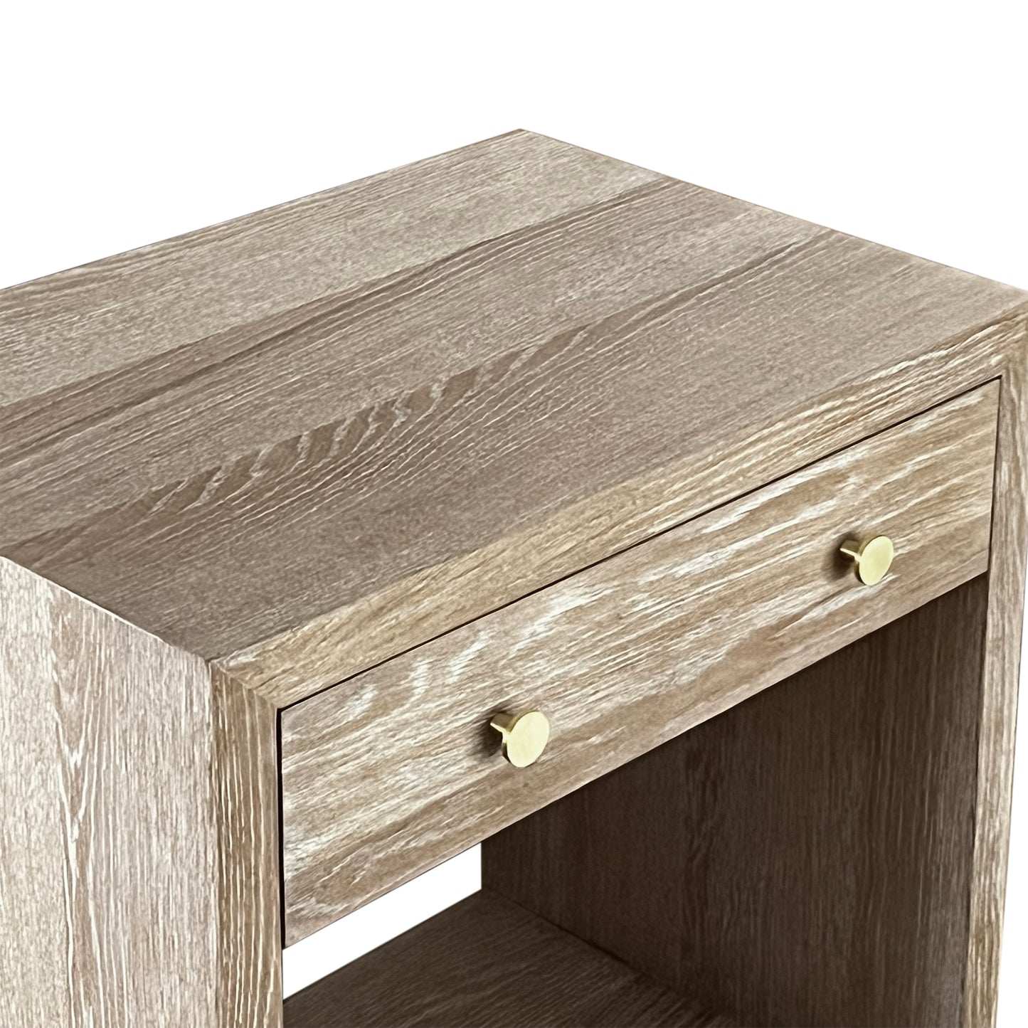 Torquay White Wash Oak SIde Table