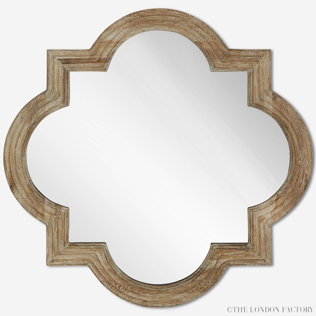 Apollo Quatrefoil Mirror | Coastal Beach Cottage Custom Mirror | The London Factory