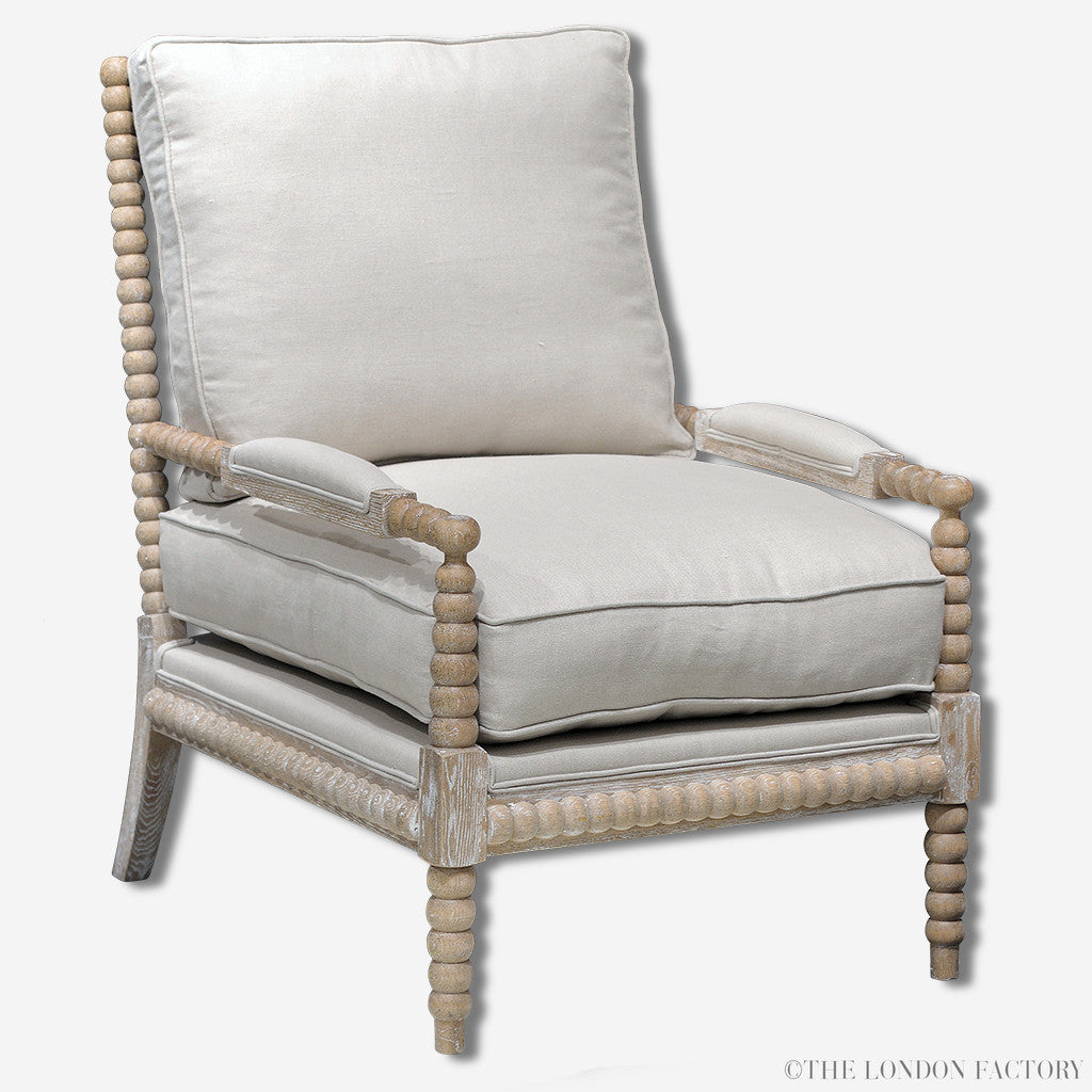 Kensington Chair | Spool Spindle Bobbin Arm Chair 