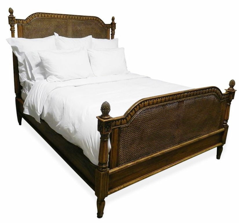 Victoria French Cane Bed & Headboards