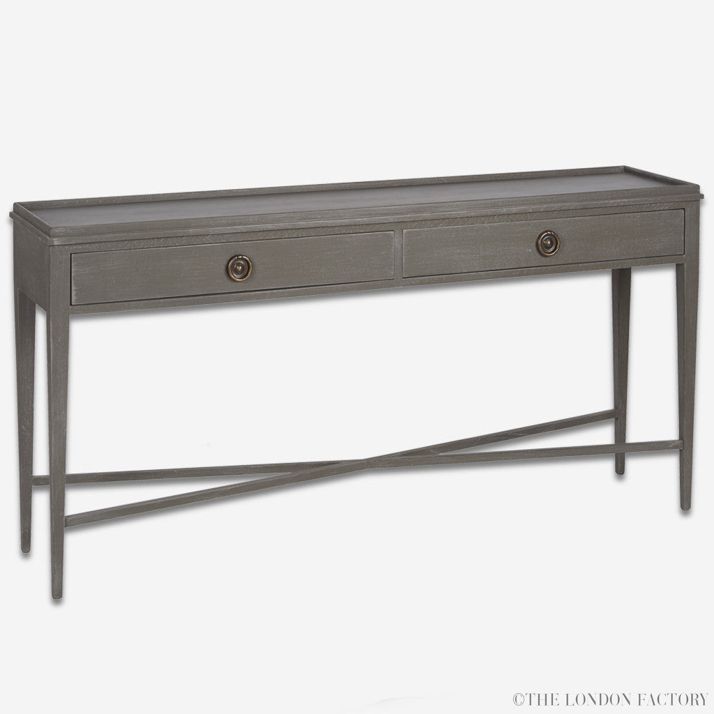 Caxton Xbase Console | Made in USA Sideboard | Custom Sofa Table | The London Factory