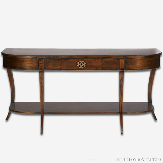 Thornton Console | Eclectic Solid Wood Custom Console | French Antique Reproduction | The London FactoryThornton Console | Eclectic Solid Wood Custom Console | French Antique Reproduction | The London Factory